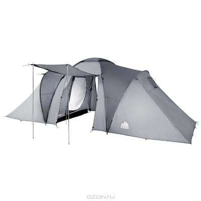 Палатка Trek Planet "Idaho 4", цвет: серый