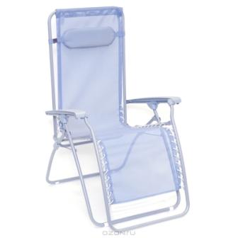 Кресло складное "Lafuma" для кемпинга, цвет: голубой