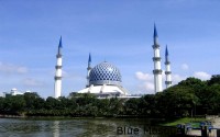 Гоубая мечеть,Шах-Алам,Малайзия